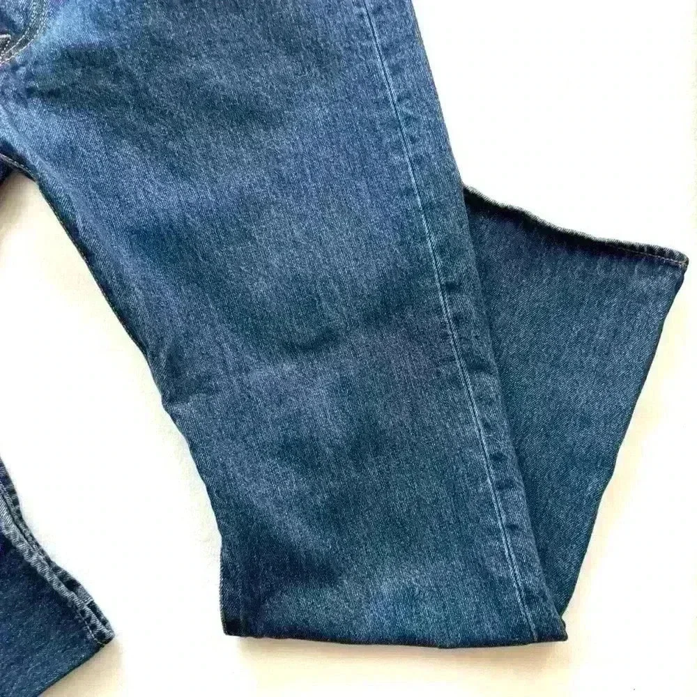 Rare Levis 501 Button Fly X-Large Patch Rugged Solid Red‎ Tag Jean Size 34/30